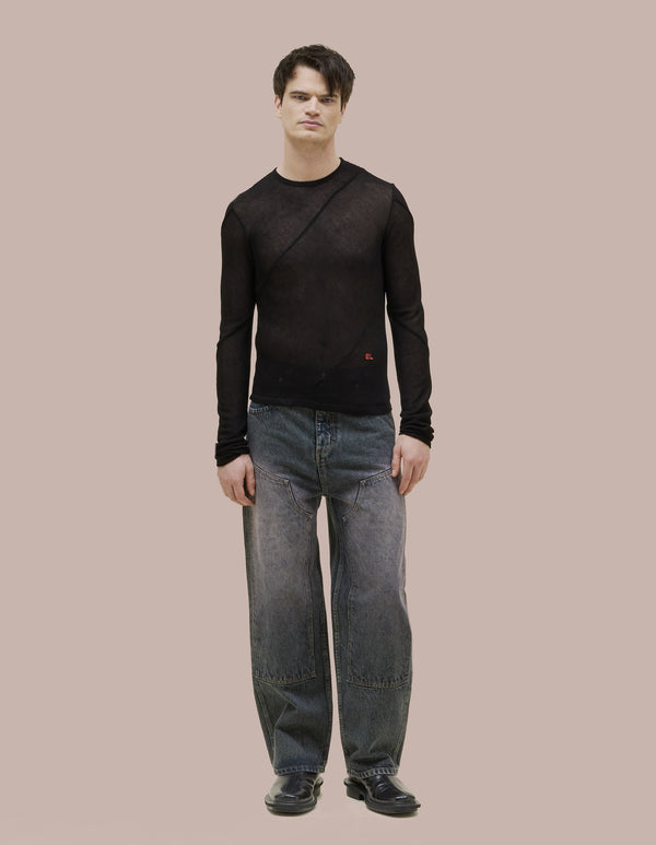 Eckhaus Latta SPIRAL LONGSLEEVE Jet