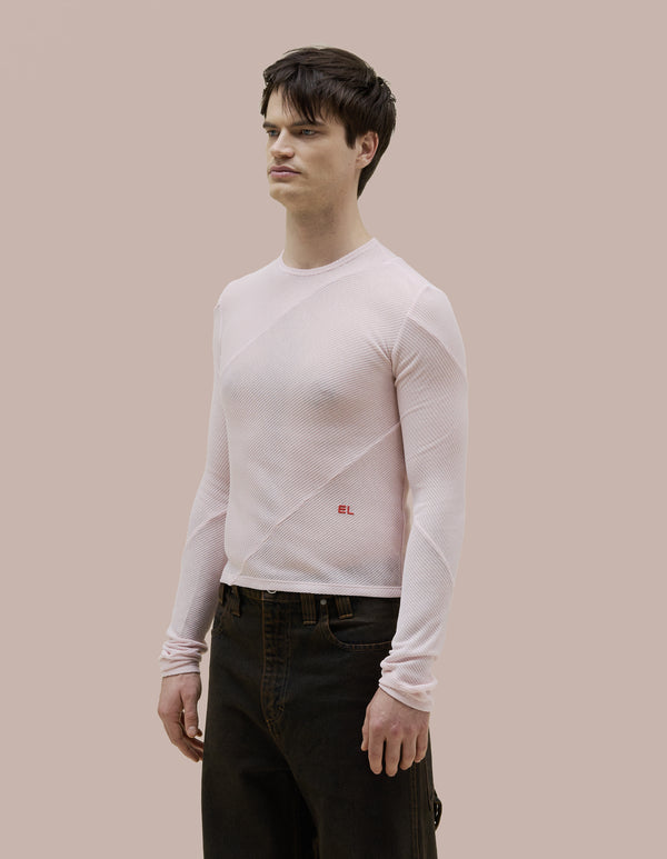 Eckhaus Latta SPIRAL LONGSLEEVE Peony