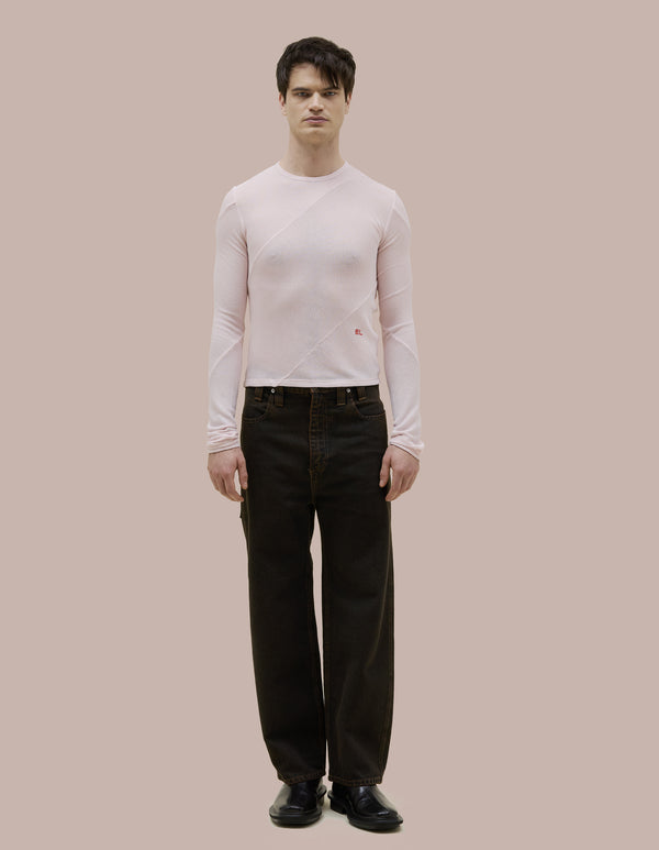 Eckhaus Latta SPIRAL LONGSLEEVE Peony