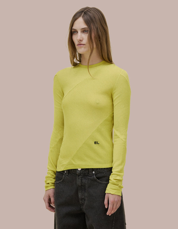 Eckhaus Latta SPIRAL LONGSLEEVE Vine