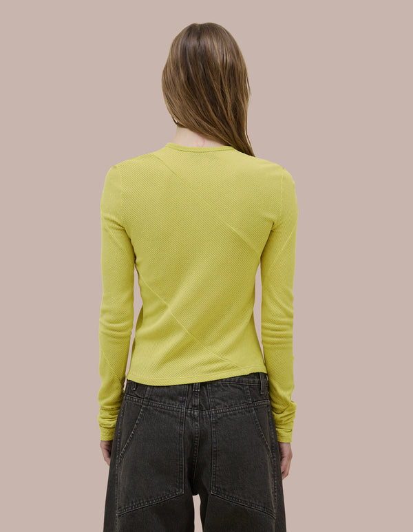 Eckhaus Latta SPIRAL LONGSLEEVE Vine