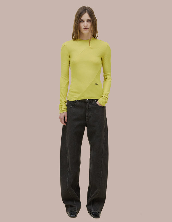 Eckhaus Latta SPIRAL LONGSLEEVE Vine