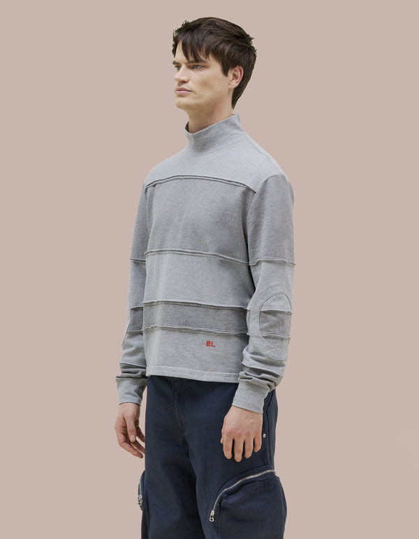 Eckhaus Latta STRIATED JUMPER Cement