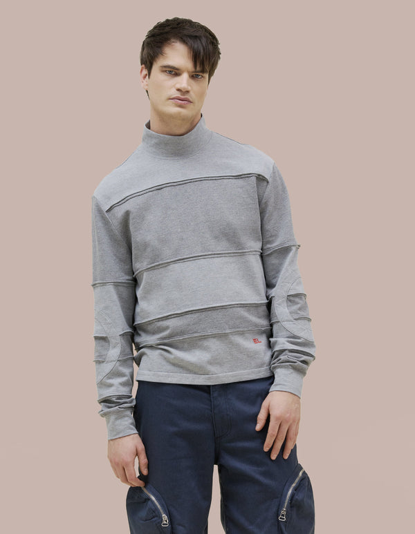 eckhaus latta STRIATED JUMPER Cement