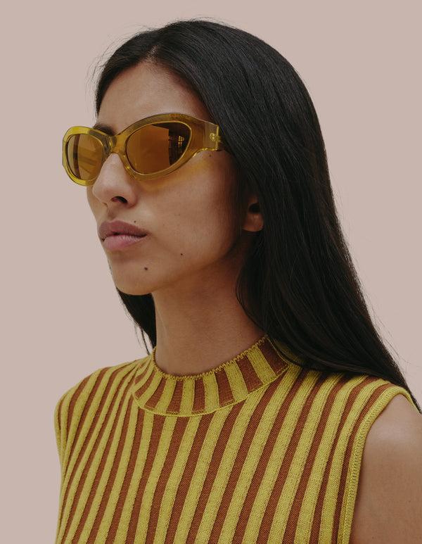 Eckhaus Latta THE BUG Crystal Mustard