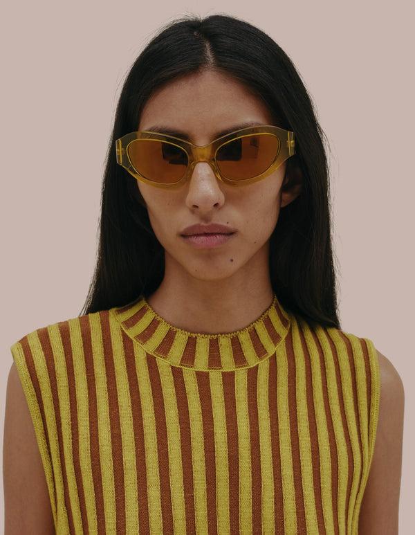 Eckhaus Latta THE BUG Crystal Mustard