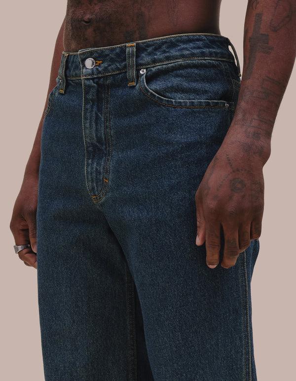 Eckhaus Latta WIDE LEG JEAN New Blue