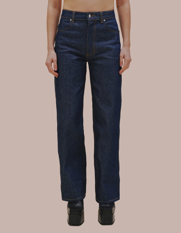 eckhaus latta WIDE LEG JEAN Raw