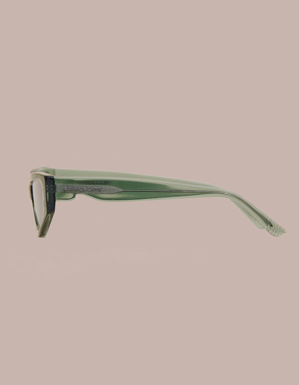 Eckhaus Latta THE TILT CRYSTAL TEAL WITH MIRROR LENS