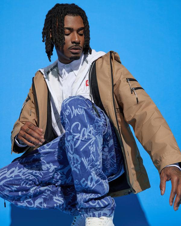 Ecko Graffiti Denim Jogger