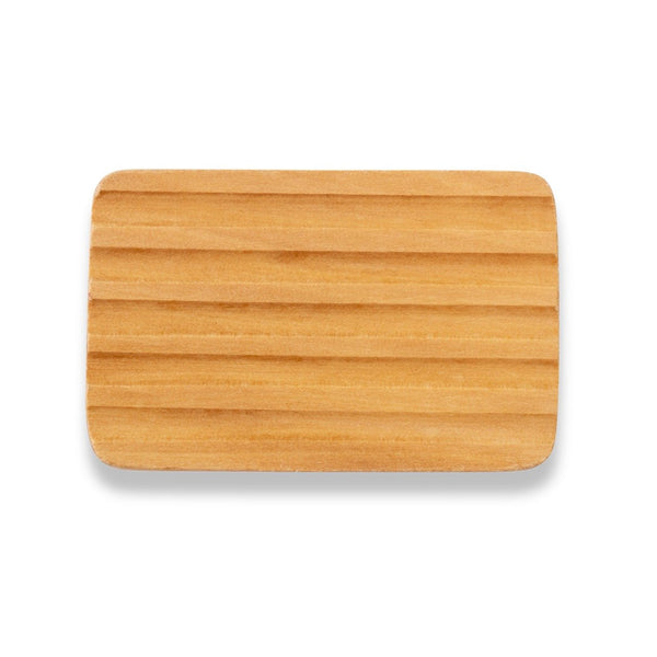 eco bath london Eco Bath London Beech Wood Ridged Soap Dish