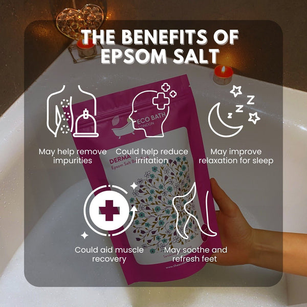 Eco Bath London Eco Bath London Derma Epsom Salt Bath Soak - Pouch | 500g & 1000g