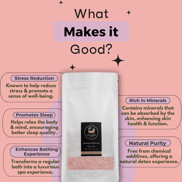 Eco Bath London Eco Bath London Himalayan Bath Salt Fine Grade - 1 KG
