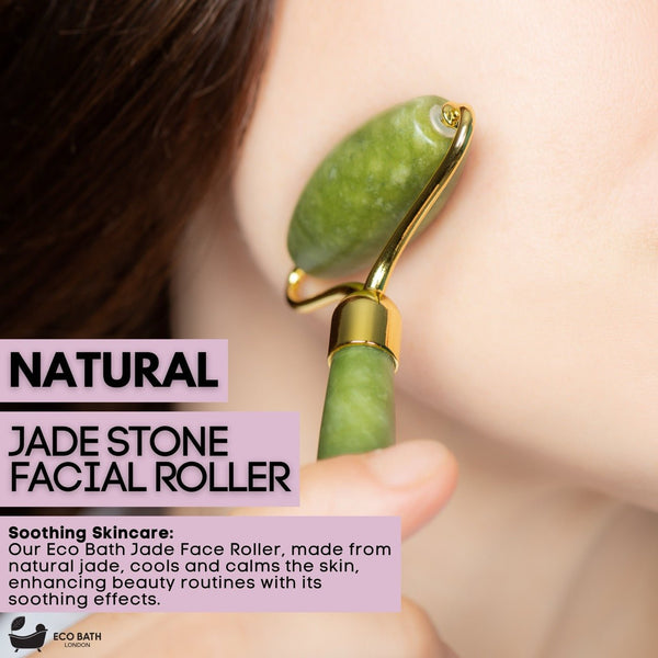 Eco Bath London Eco Bath London Jade Face Roller - Ridged End