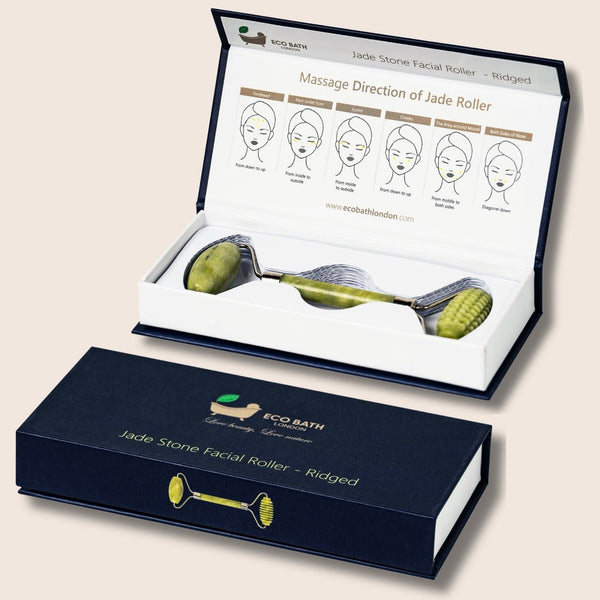 Eco Bath London Eco Bath London Jade Face Roller - Ridged End