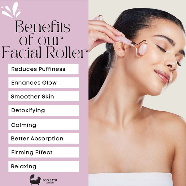 Eco Bath London Eco Bath London Jade Face Roller - Rose Quartz