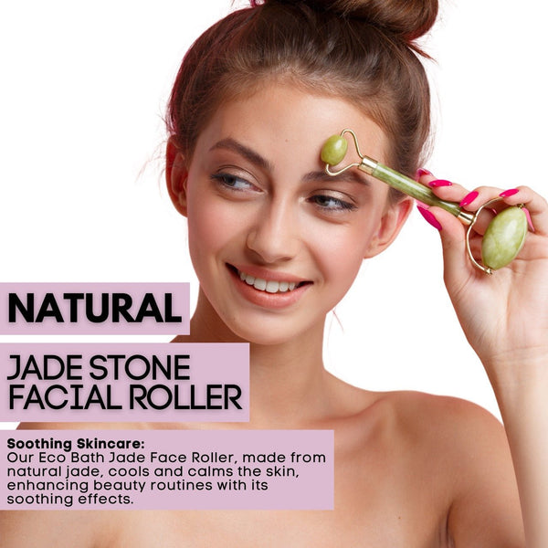 Eco Bath London Eco Bath London Jade Face Roller - Smooth End