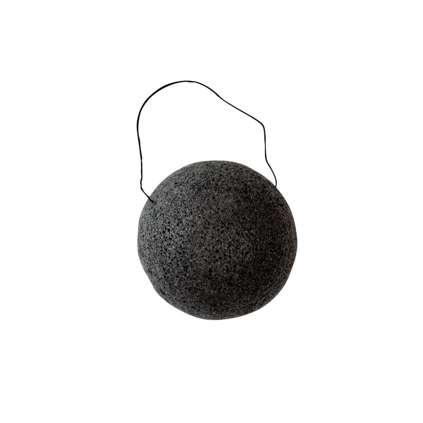 eco bath london Eco Bath London Konjac Sponge Charcoal - Natural Exfoliating Sponge for Facial Deep Cleansing