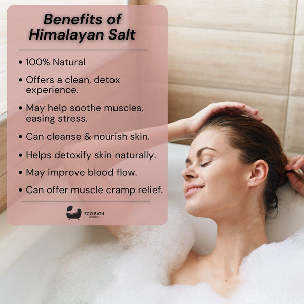 Eco Bath London Eco Bath London Lavender Himalayan Bath Salt 300g - Pink Himalayan Bath Salt Infused With Lavender