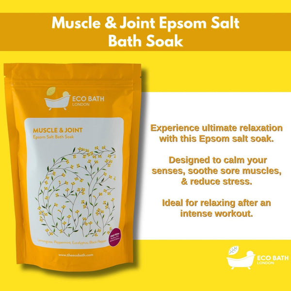 Eco Bath London Eco Bath London Muscle And Joint Epsom Salt Bath Soak - Pouch | 500g & 1000g