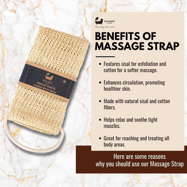Eco Bath London Eco Bath London Natural Cotton & Sisal Back Strap