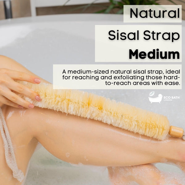 Eco Bath London Eco Bath London Natural Sisal Body Strap - Premium Exfoliating Back Scrubber