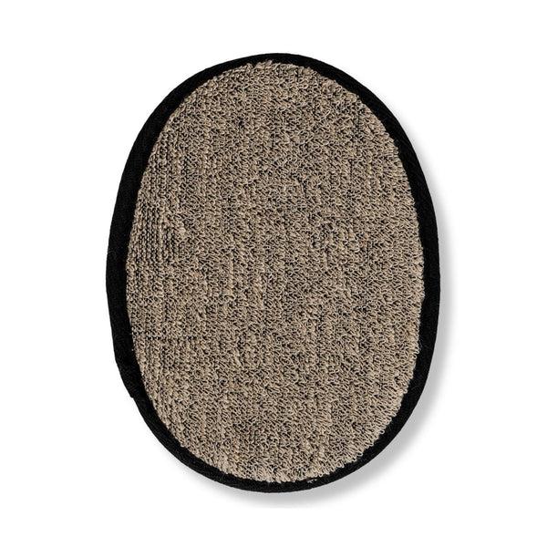 eco bath london Natural Sisal Hemp Bath Pad Black