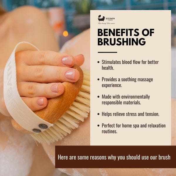 Eco Bath London Eco Bath London Natural Sisal Massage Hand Brush - Dry Brushing Hand Brush For Exfoliation