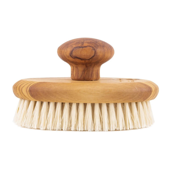 eco bath london Eco Bath London Natural Sisal Olive Wood Hand Brush - Premium Olive Wood Sisal Hand Brush