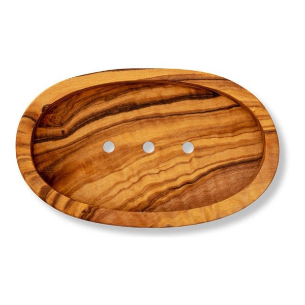 eco bath london Eco Bath London Olive Wood Oval Soap Dish