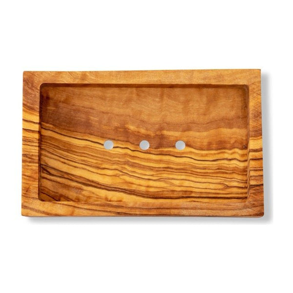 eco bath london Eco Bath London Olive Wood Rectangle Soap Dish