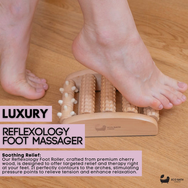 Eco Bath London Eco Bath London Reflexology Foot Roller | Best To Use Under Work/Study Table