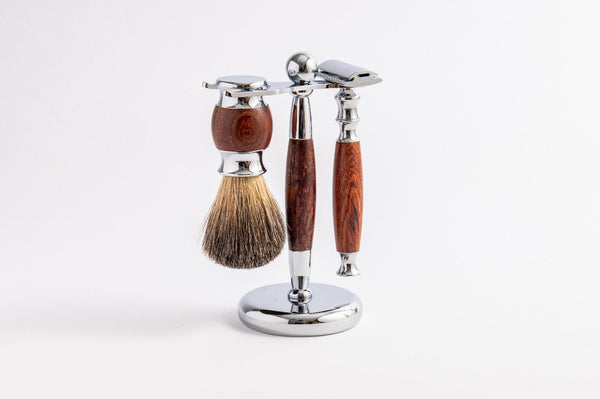 Eco Bath London Eco Bath London Rose Wood Shaving Set