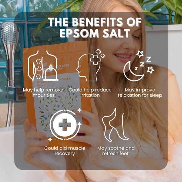 Eco Bath London Eco Bath LondonDetox Epsom Salt Bath Soak - Pouch | 500g & 1000g