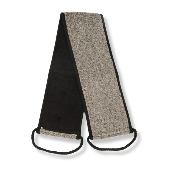 eco bath london Eco Bath Natural Sisal Hemp Back Strap Black