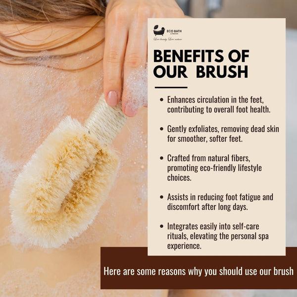 Eco Bath London Eco Bath Natural Sisal Round Brush Japanese Style