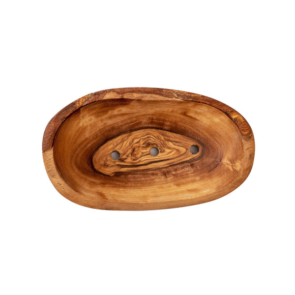 Eco Bath London Eco Bath Soap Dish - Olive Wood Bath Shape