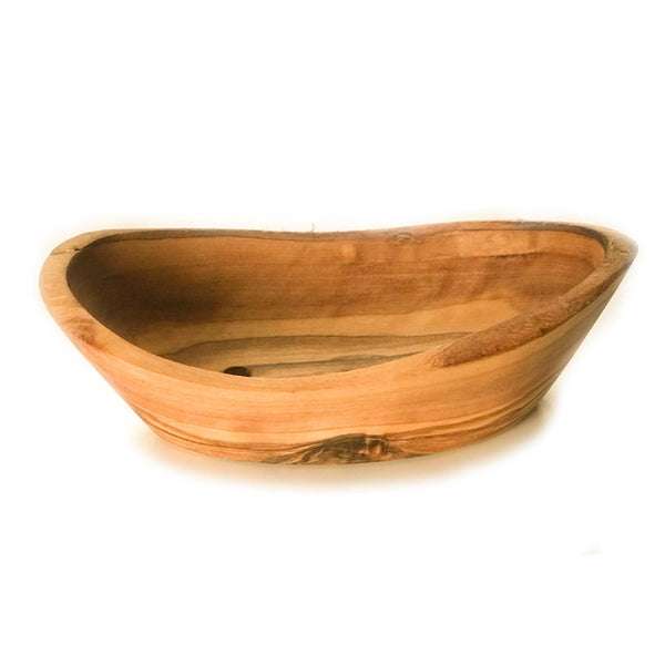 eco bath london Eco Bath Soap Dish - Olive Wood Bath Shape