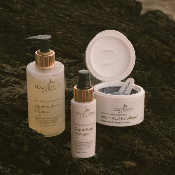 Eco By Sonya 3 Step Skincare System With Acai Exfoliator