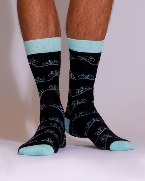 Eco Chic Eco Chic Eco-Friendly Bamboo Socks Bike