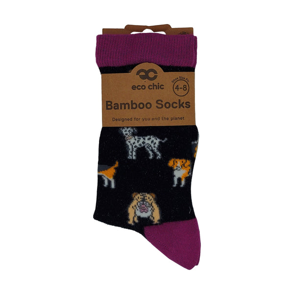 Eco Chic Eco Chic Eco-Friendly Bamboo Socks Dogs