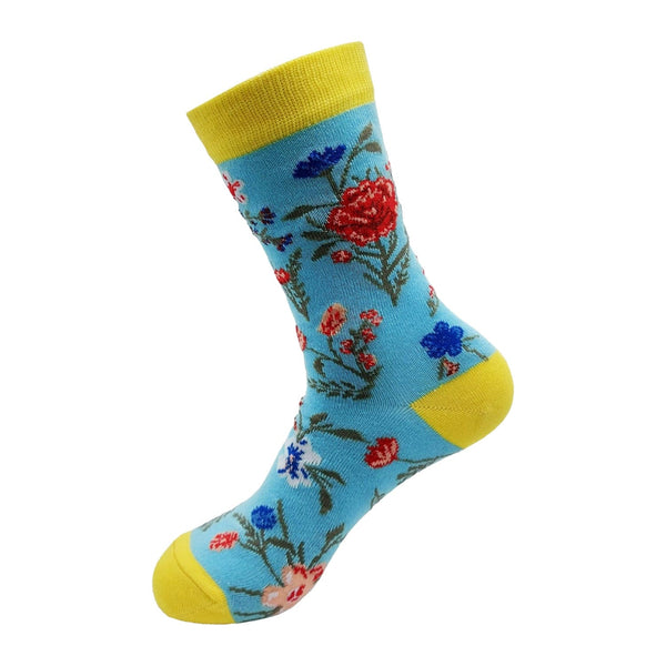 eco chic Eco Chic Eco-Friendly Bamboo Socks Floral