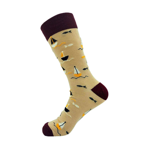 eco chic Eco Chic Eco-Friendly Bamboo Socks Yachts