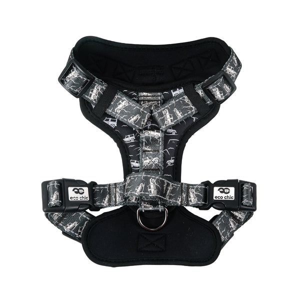 Eco Chic Eco Chic Recycled Dog Harness - 4x4 Black