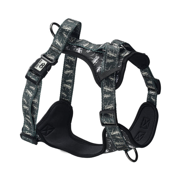 eco chic Eco Chic Recycled Dog Harness - 4x4 Black