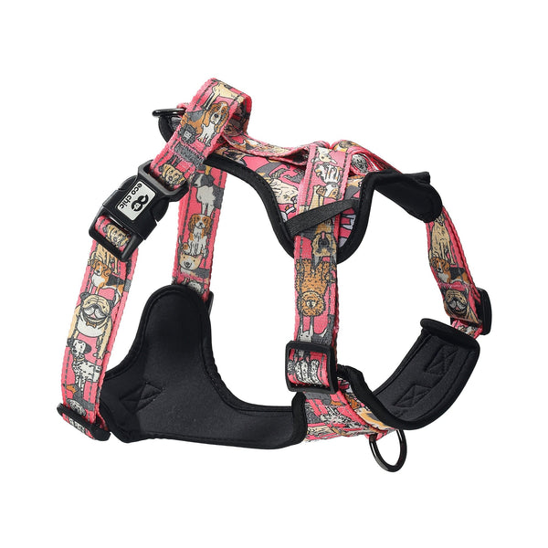 eco chic Eco Chic Recycled Dog Harness - Dogs Pink