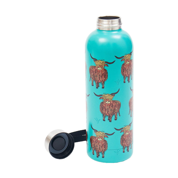 Eco Chic Eco Chic Thermal Bottle Highland Cow