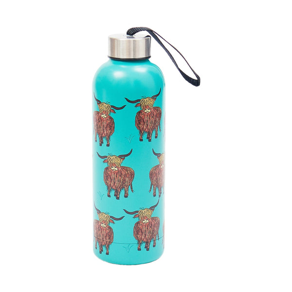 eco chic Eco Chic Thermal Bottle Highland Cow