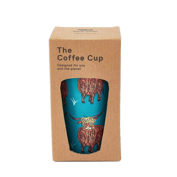 Eco Chic Eco Chic Thermal Coffee Cup Highland Cow