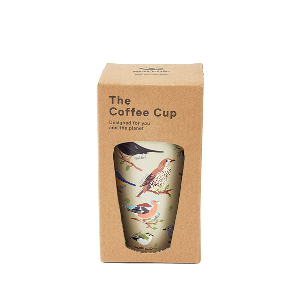 Eco Chic Eco Chic Thermal Coffee Cup Wild Birds